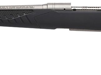 Savage Arms 57089 110 Storm Full Size 308 Win 4+1 22″ Matte Button-Rifled Barrel, Matte Drilled & Tapped Stainless Steel Receiver, AccuStock Matte Gray Synthetic Stock, Left Hand