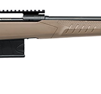 Savage Arms 57137 110 Tactical Desert 6mm Creedmoor 10+1 26″, Matte Black Metal, Flat Dark Earth Fixed AccuStock with AccuFit