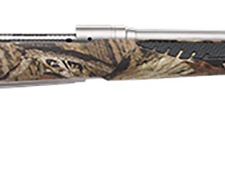 Savage Arms 57046 110 Bear Hunter 338 Win Mag 2+1 23″, Matte Stainless, Mossy Oak Break-Up Country Fixed AccuStock with AccuFit