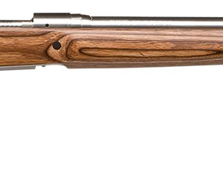 Savage Arms 18467 12 Varminter Low Profile 243 Win 4+1 Cap 26″ 1:9.25″ Matte Stainless Rec/Barrel Satin Brown Stock Right Hand (Full Size) with Detachable Box Magazine