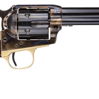 Taylors & Company 550847 Ranch Hand 45 Colt (LC) Caliber with 5.50″ Blued Finish Barrel, 6rd Capacity Blued Finish Cylinder, Color Case Hardened Finish Steel Frame & Walnut Grip