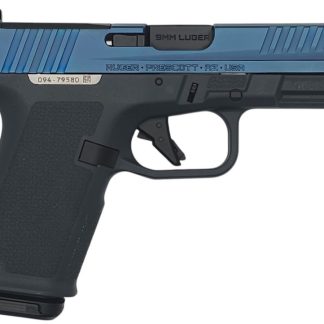 RUGER RXM 9MM 4IN BARREL WITH SATIN BLUE SLIDE 15RD PMAG  GL9 INCLUDED 19400-SATIN BLUE