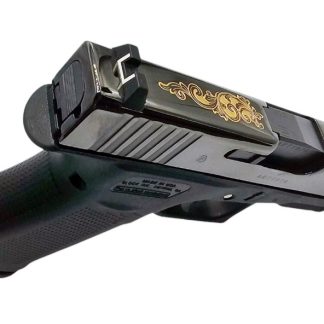 GLOCK 43X 9MM POLISHED BLACK/GOLD PVD 10RD UX4350201FRBLKGLDPVD