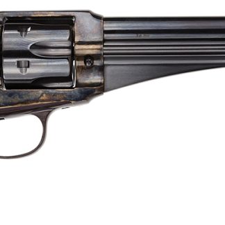 Taylors & Company 550383 1875 Army Outlaw 45 Colt (LC) Caliber with 7.50″ Blued Finish Barrel, 6rd Capacity Blued Finish Cylinder, Color Case Hardened Finish Steel Frame & Walnut Grip