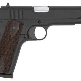 SDS TISAS 1911A1 STAKEOUT 45ACP 5IN BARREL 2-8RD MAGS BRASS BEAD FRONT SIGHT ROUND HAMMER SOLID TRIGGER WALNUT GRIPS 10100516