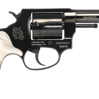 HERITAGE ROSCOE 38SPL 3IN BARREL 5RD BLACK WHITE PEARL GRIP TALO HR38B3WP
