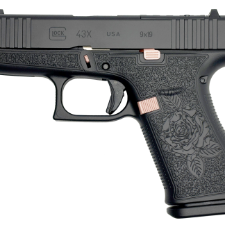 GLOCK 43X BLACK ROSE 9MM 10RD UX4350204NBLKR