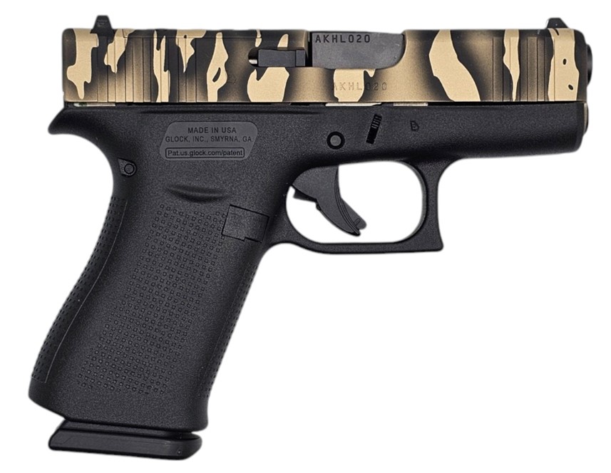 GLOCK 43X TIGER STRIPE MOS 9MM 10RD