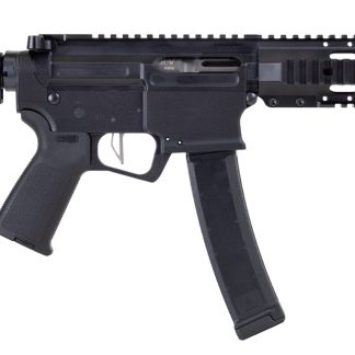 DPMS KITTY KAT 8 9MM 8IN BARREL 35RD BLACK CZ TYPE MAG A4 SLICK SIDE QUAD RAIL HAR-15 ADJ BRACE DP51655221916