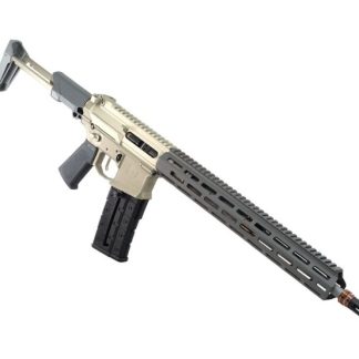 Q HONEY BADGER 5.56 16IN HEAVEY BARREL 10RD COMP MAG GRAY AND BLACK FIXED STOCK CA HB-556-16IN-RIFLE-FS-FM-10
