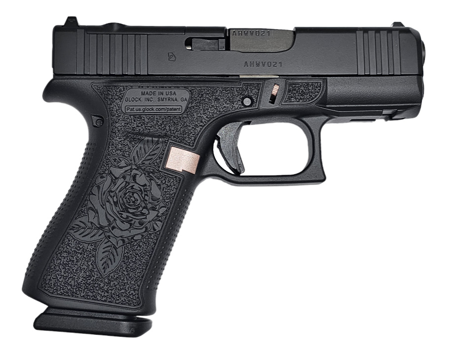 GLOCK 43X 9MM BLACK ROSE 10RD PX4350204FRBR