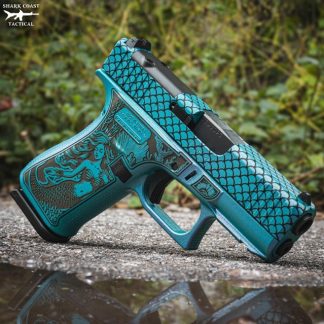 GLOCK 43X RMR CUT C4 MERMAID 9MM 3.4IN BARREL 10RD UX4350204FRNMER