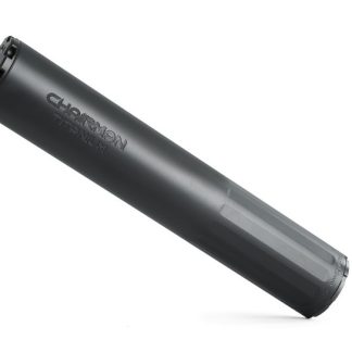 BOSS CHAIRMAN  – 5/8X24 STANDARD END CAP 7.62 FULL LENGTH SILENCER HIGH PRESSURE LOADS STAINLESS NITRIDED CORESTANDARD END CAP NON-GAS BLOWBACK ACTION (BOLT GUN PISTON ETC) CH-15080-762-SS-58-SE-BLK