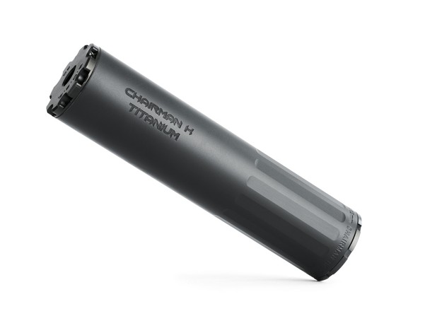 BOSS CHAIRMAN K – 5/8X24- VENTED END CAP 7.62 COMPACT DUTY RATED SILENCER STAINLESS NITRIDED CORE VENTED END CAP GAS BLOWBACK ACTION (TRADITIONAL AR-15 AND SIMILAR) CK-15060-762-SS-58-VE-BLK