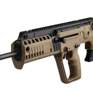 IWI RIA 5.56MM 18.5″ BBL TAVOR X95 XFD18 FLAT TOP W/RAIL FLIP-UP SITES 10RD MAG FDE MD/NJ COMP