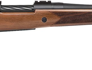 Mossberg 27882 Patriot  Full Size 270 Win 5+1 22″ Matte Blued Fluted Barrel, Drilled & Tapped Matte Blued Stainless Steel Receiver, Walnut Fixed Stock, Right Hand