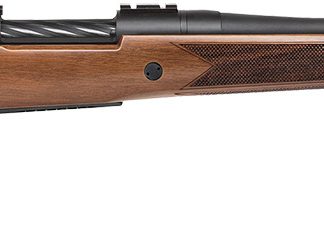 Mossberg 27890 Patriot  Full Size 30-06 Springfield 5+1 22″ Matte Blued Fluted Barrel, Drilled & Tapped Matte Blued Stainless Steel Receiver, Walnut Fixed Stock, Right Hand