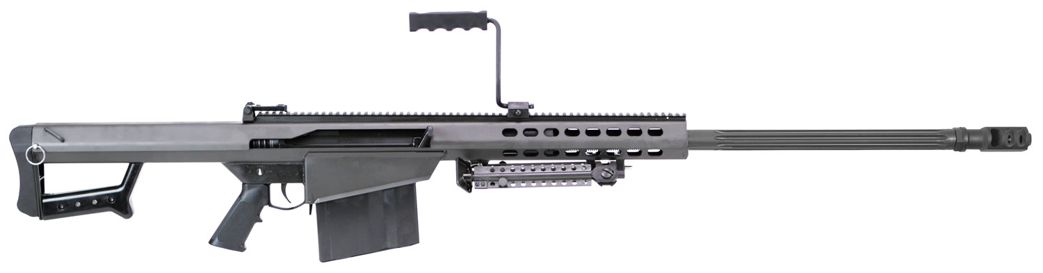 Barrett 13315 M82A1 416 Barrett 10+1 29″ Fluted Barrel, M1913 Picatinny Acc. Rail, Black Cerakote Steel Receiver, Fixed Synthetic Stock w/Sorbothane Recoil Pad, Includes Hard Carry Case
