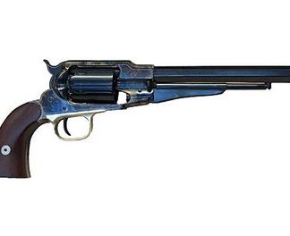 Cimarron ANGELEYES 1858 Dual Cylinder 8″ Octagon Barrel .45 Long Colt/.44 Cal Percussion Cylinder 6 Rounds Case Hardened/Walnut