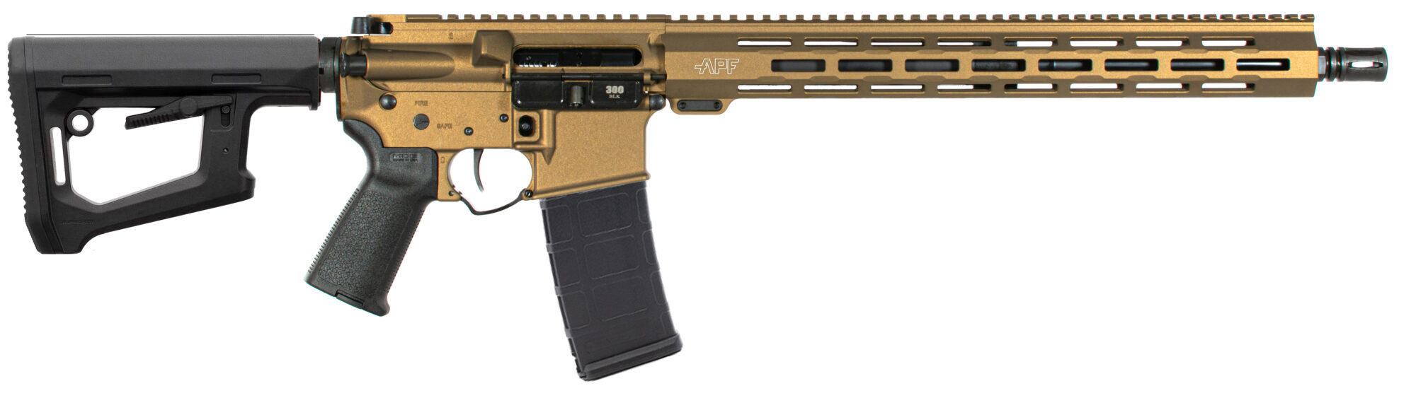 APF 5.56 NATO FURY 16 BURNT BRONZE MLOK