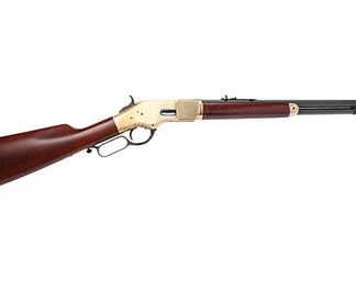 Cimarron CA219 1866 Yellowboy Lever Action Sporting Rifle .44 Special 24″ Octagon Barrel 12+1 Brass/Blued Walnut