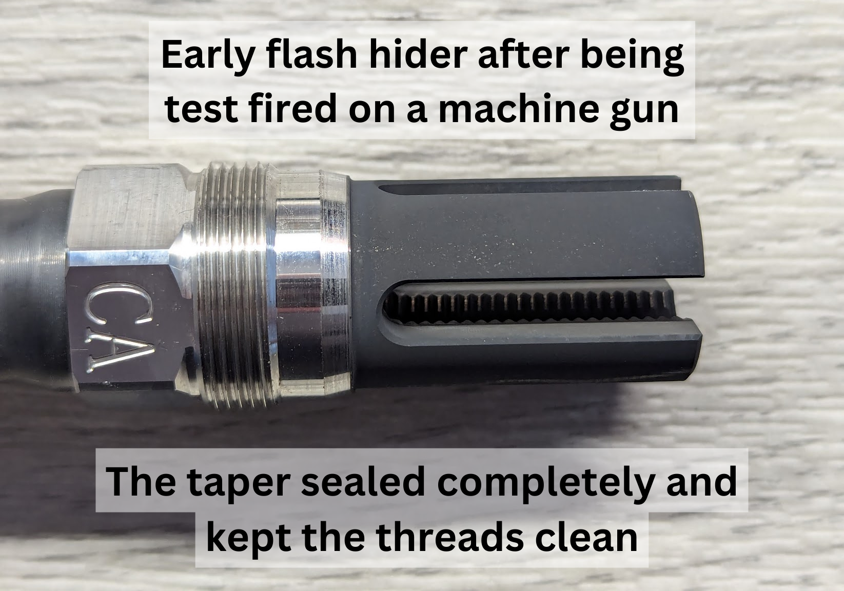 Comstock 4-Prong Flash Hider, 5/8-24 - Image 2