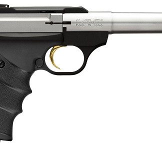 BROWNING BUCK MARK CAMPER URX – 22LR 5.5″HB STAINLESS/BLK SYN
