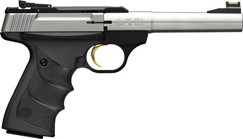 BROWNING BUCK MARK CAMPER URX – 22LR 5.5″HB STAINLESS/BLK SYN