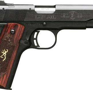 BROWNING 1911-22 MEDALLION – 22LR 4.25″FS BLACK/ROSEWOOD