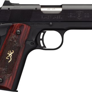 BROWNING 1911-22 MEDALLION – COMPACT 22LR 3.6″FS BLK/RSWD