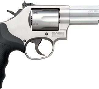 S&W 66 357 MAGNUM 2.75″ ADJ – 6-SHOT STAINLESS RUBBER