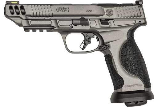 S&W M&P9 M2.0 PC COMPETITOR 5″ – 4-10-RD MAG METAL FR TUNG GRAY - Image 2