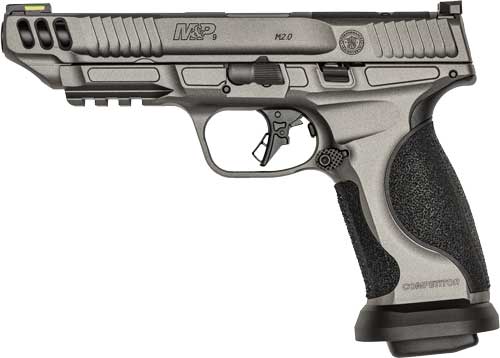 S&W M&P9 M2.0 PC COMPETITOR 5″ – 4-17-RD MAG METAL FR TUNG GRAY - Image 2
