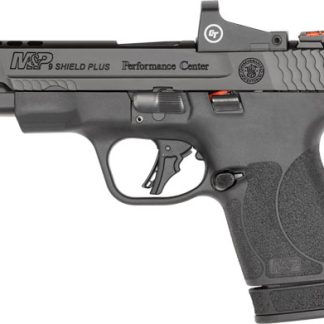 S&W PC M&P9 SHLD PLUS 9MM 4″ – PORTED FIBER OPTICS W/RED DOT