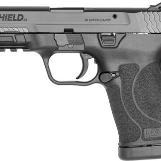 S&W SHIELD EZ 30 SUPER CARRY – BLACKENED SS/BLK NO THUMB SFT