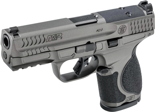 S&W M&P9 M2.0 METAL COMPACT 4″ – 9MM 15-RD NO SAFETY TUNG GREY