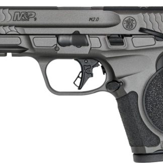 S&W M&P9 M2.0 METAL COMPACT 4″ – 9MM 15-RD SAFETY TUNGSTEN GREY