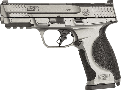 S&W M&P9 M2.0 METAL 9MM 4.25″ – 10-SHOT TUNGSTEN GRAY CERAKOTE - Image 2