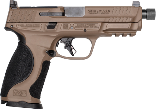 S&W M&P9 M2.0 METAL 9MM 4.625″ – 17-SH OR THREADED BBL FDE - Image 2