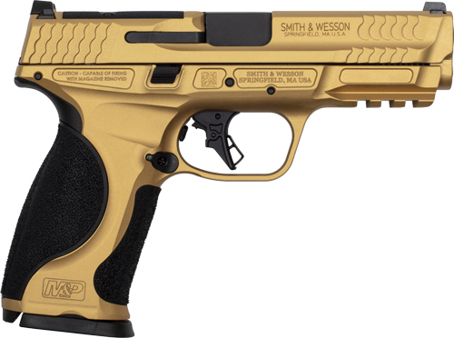 S&W M&P9 M2.0 METAL 9MM 4.25″ – 17-SHOT GOLD CERAKOTE - Image 2