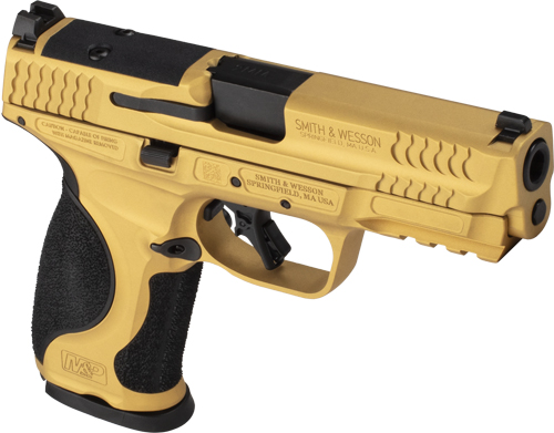 S&W M&P9 M2.0 METAL 9MM 4.25″ – 17-SHOT GOLD CERAKOTE - Image 3