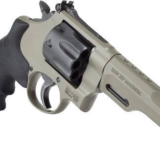 S&W 327 PERFORMANCE CENTER 5″ – 357 8-SHOT TRR8 MOSS CERAKOTE