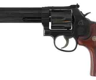 S&W 586 CLASSIC 357MAG 6″ AS – 6-SHOT BLUED WOOD