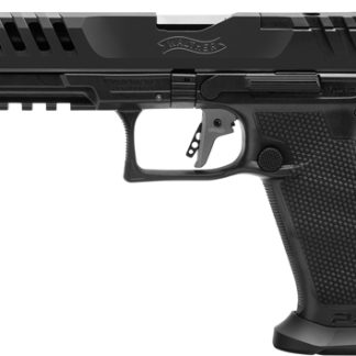 WALTHER PDP MATCH 9MM 5″ OR – 18-SHOT BLACK POLYOMER FRAME