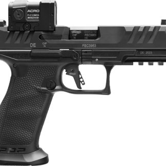 WALTHER PDP PRO ACRO INSTALLED – 9MM 4.5″ 18-SHOT BLACK FRAME