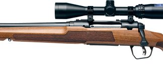 SAVAGE AXIS 2 XP 243 22″ LH – W/3-9X40 MATTE/HARDWOOD