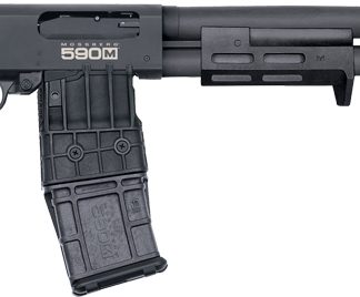 MOSSBERG 590M STANDOFF 12GA – 14.375″ 10RD 2.75″ BLUE/SYN
