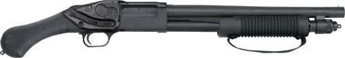 MOSSBERG 590 SHOCKWAVE 12GA 3″ – W/ CTC LASER SADDLE BLUED