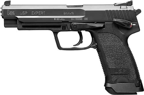 HK USP9 EXPERT V1 DA/SA 9MM – 5.19″BBL 2-18RD JET FUNNEL BLK