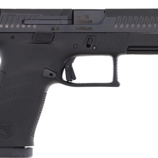CZ P-10 C OR 9MM FS 15-SHOT – REVERSIBLE MAG CATCH BLACK